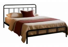 Кровать Рейк 120х200 черная (122x)