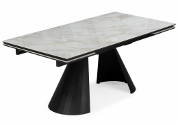 Керамический стол Шелтон 180(260)x90 carla larkin / черный (90x76)